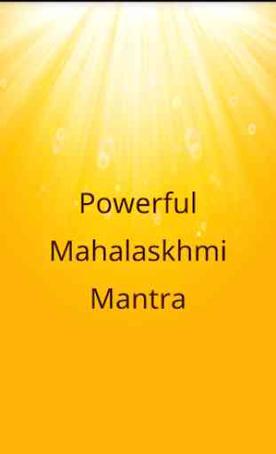 Powerful Mahalakshmi Mantra for Wealth 1