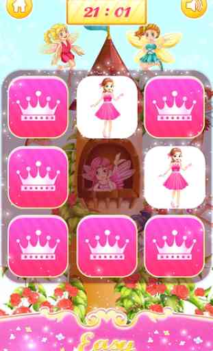 Princess memory game for girls 1