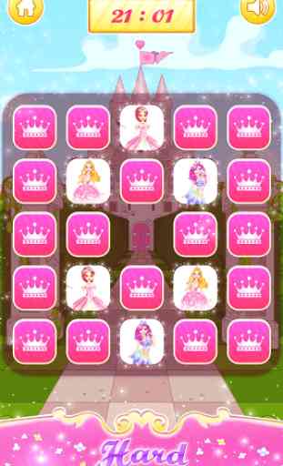 Princess memory game for girls 3