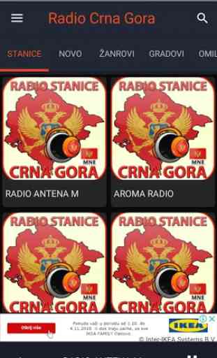 Radio Stanice Crna Gora 1
