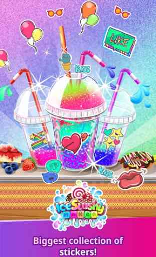 Rainbow Frozen Slushy Maker: Ice Candy Slush Maker 1