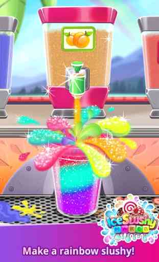 Rainbow Frozen Slushy Maker: Ice Candy Slush Maker 3