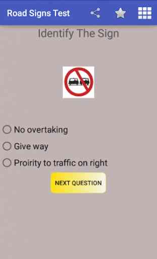 Road And Traffic Signs Test 1