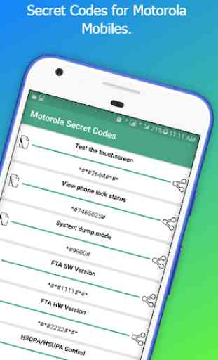 Secret Codes for Motorola Mobiles 2020 2