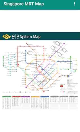 Singapore Train Map (Offline) 2