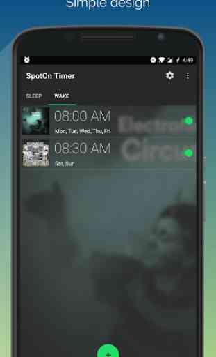 SpotOn - Sleep & Wake Timer for Spotify 3