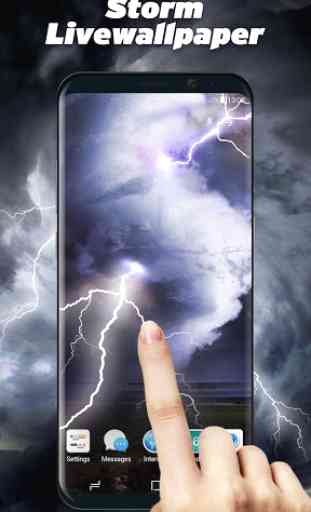 Thunder Storm Lightning Live Wallpaper 2