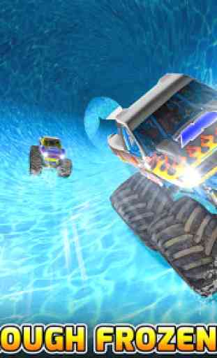 Water Slide Monster Truck Race 3