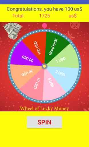 Wheel of lucky money 2
