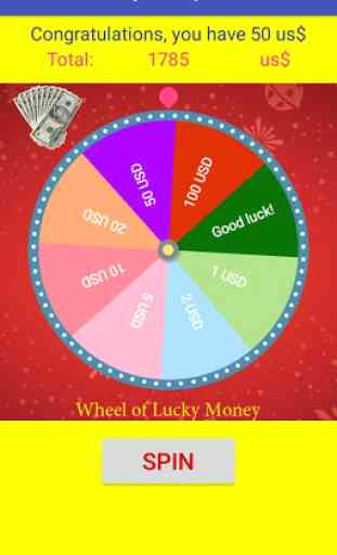 Wheel of lucky money 4