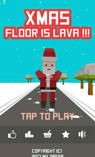 Xmas Floor is Lava !!! Christmas holiday fun ! 1