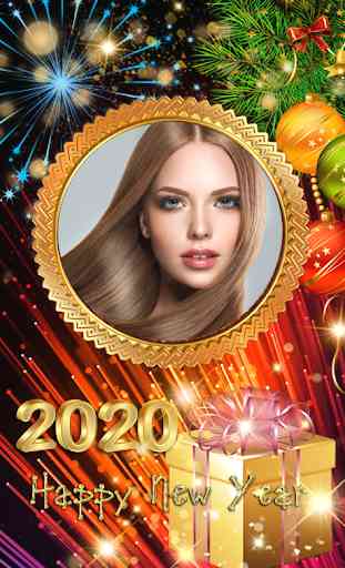 2020 New Year Photo Frames Greeting Wishes 4
