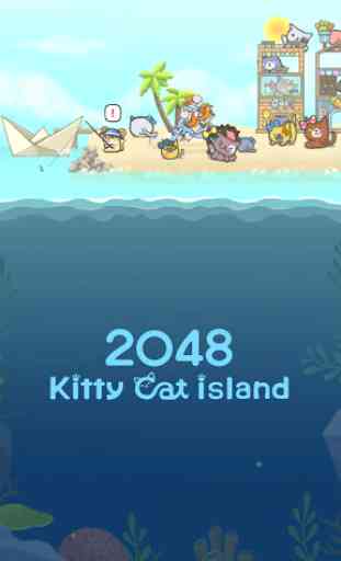 2048 Kitty Cat Island 2