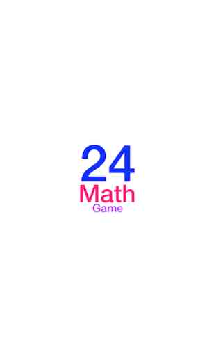 24 Math Game 1