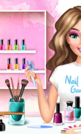 3D Nail Art Games for Girls 1