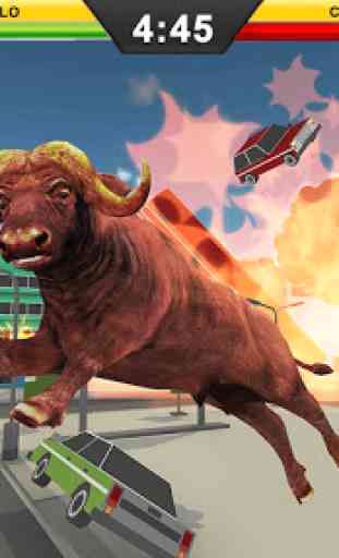 Angry Bull Simulator City Attack : Bull Rampage 3