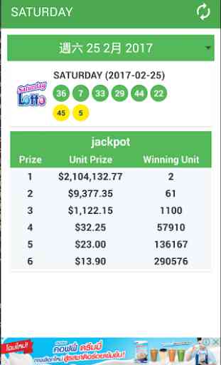 Australia Lotto Results (OZ lotto and other) 3