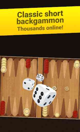 Backgammon Short Arena: Play online backgammon! 1