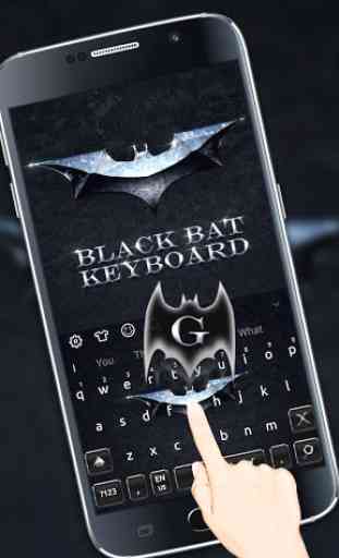 Black Bat Keyboard Theme 1