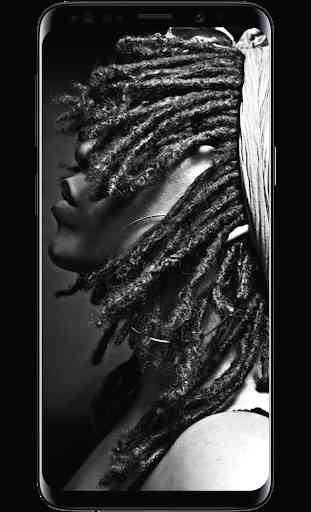 Black Woman Dreadlocks Hairstyle 1