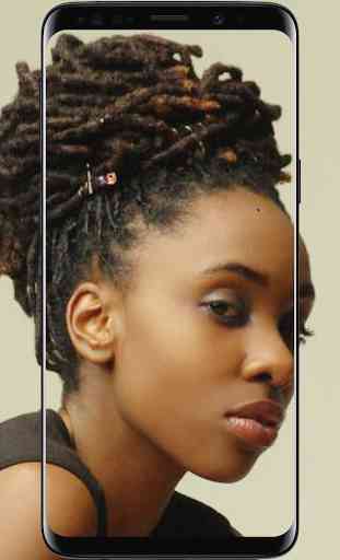 Black Woman Dreadlocks Hairstyle 2