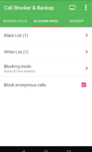 Call Blocker & Call Logs Backup 2