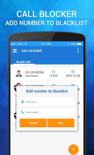 Calls Blacklist - Call & SMS Blocker 2