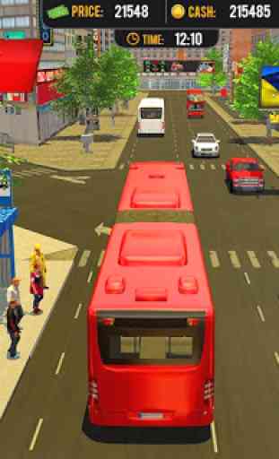 City Bus Driving Games: Coach Bus Simulator Free 4