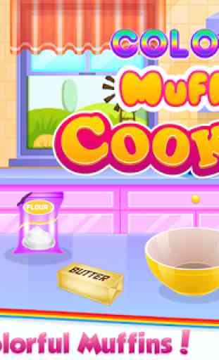 Colorful Muffins Cooking 1