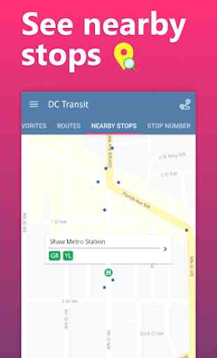DC Transit : WMATA Metro & Bus Tracker App 4