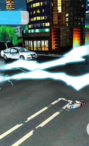 Electric Superhero Energy Jolts City Rescue 3D 4