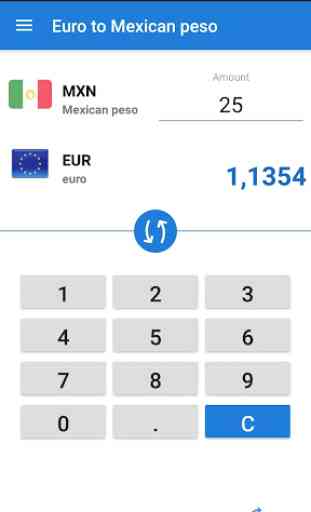 Euro to Mexican peso / EUR to MXN Converter 1