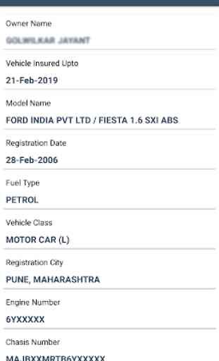Find RTO Vehicle Owner Detail 2