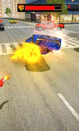 Flame Hero Flying Superhero City Rescue Mission 2
