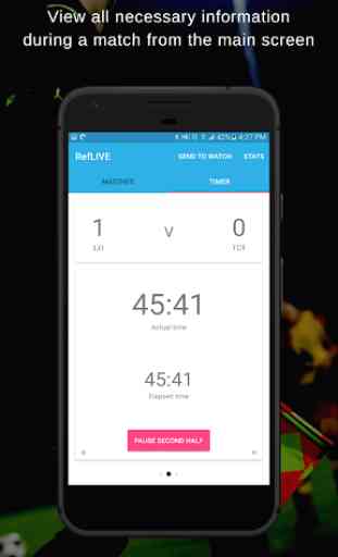 Football Referee App - RefLIVE 4