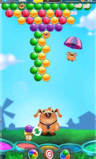 Fun Dog Pro Bubble Shooter 2