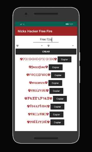 Hacker's Nicks for Free Fires 3