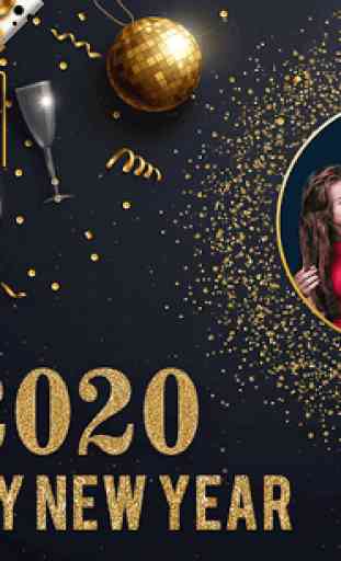 Happy New Year Photo Frame 2020 - Photo Editor 1