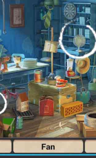 Hidden Objects in Ghost House Mystery Adventures 1