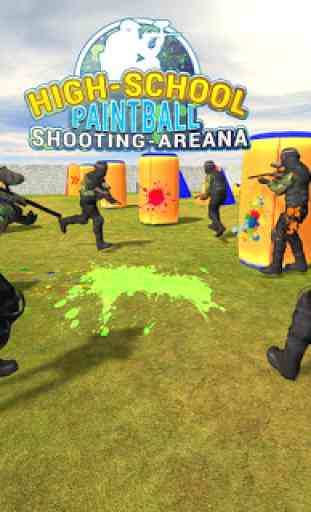 High School Paintball Shooting Arena : FPS Game 1