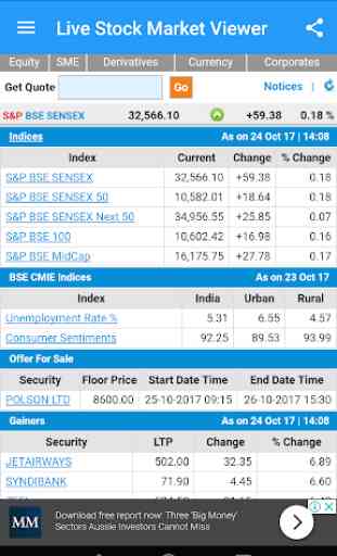 Live Stock Market -BSE NSE Market Viewer 2