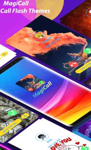 MagiCall - Color Phone Call Screen Theme LED Flash 1