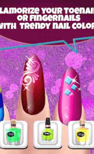 Manicure and Pedicure Games: Nail Art Designs 2