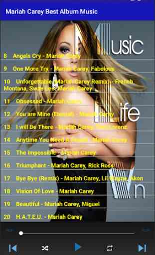 Mariah Carey Best Album Music 2