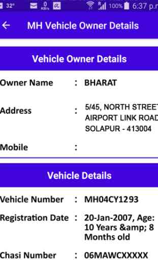 MH Vehicle Owner Details 2