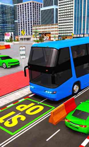 Modern Bus Drive 3D Free Parking Games: Bus Game 3