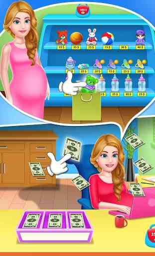 Mommy & newborn baby shower - Babysitter Game 2