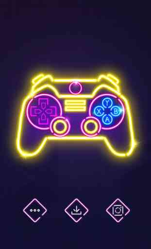 Neon Glow -  3D Poly Color Light Puzzle Game 2