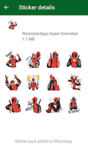 ☆ New Super Heroes Stickers (WAStickerApps) 4