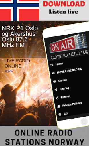 NRK Radio P1  87.6 FM Free Online 1